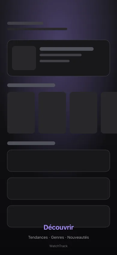 Screenshot della pagina Scopri